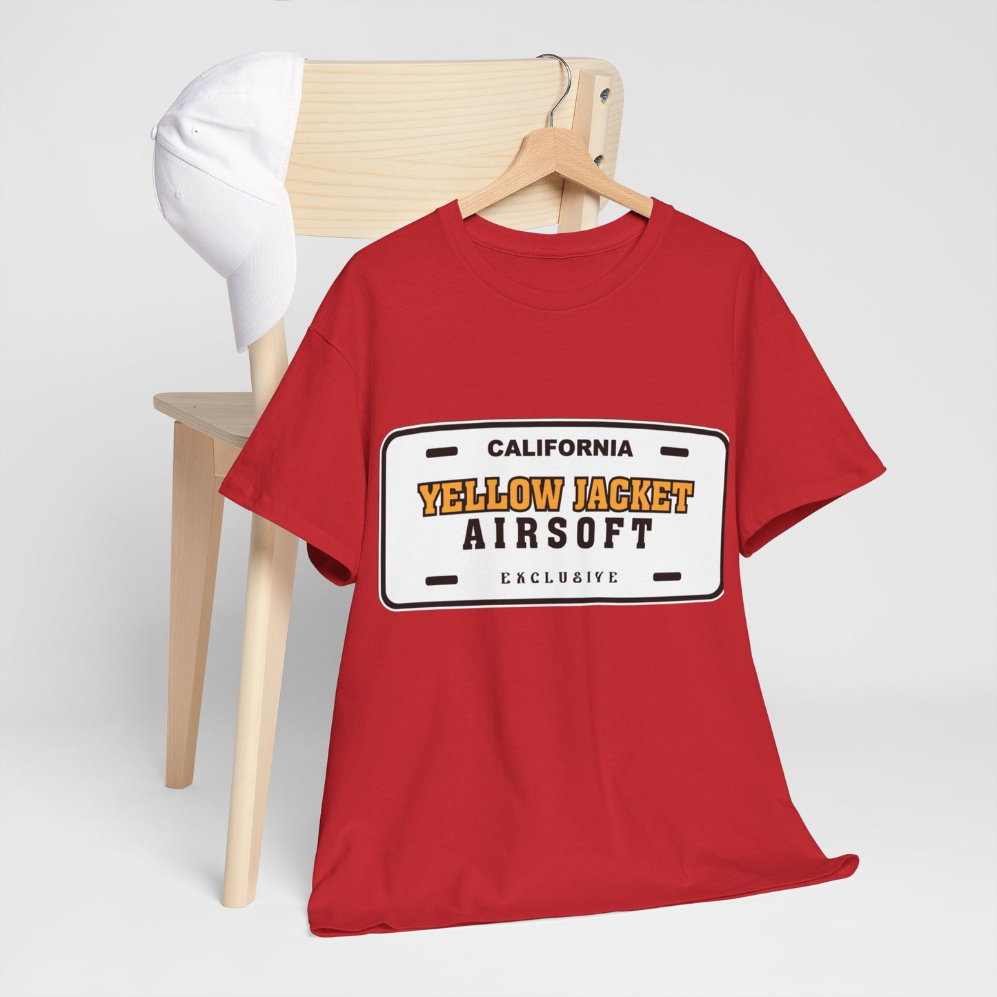 Yellow Jacket Airsoft License Plate (T-shirt)