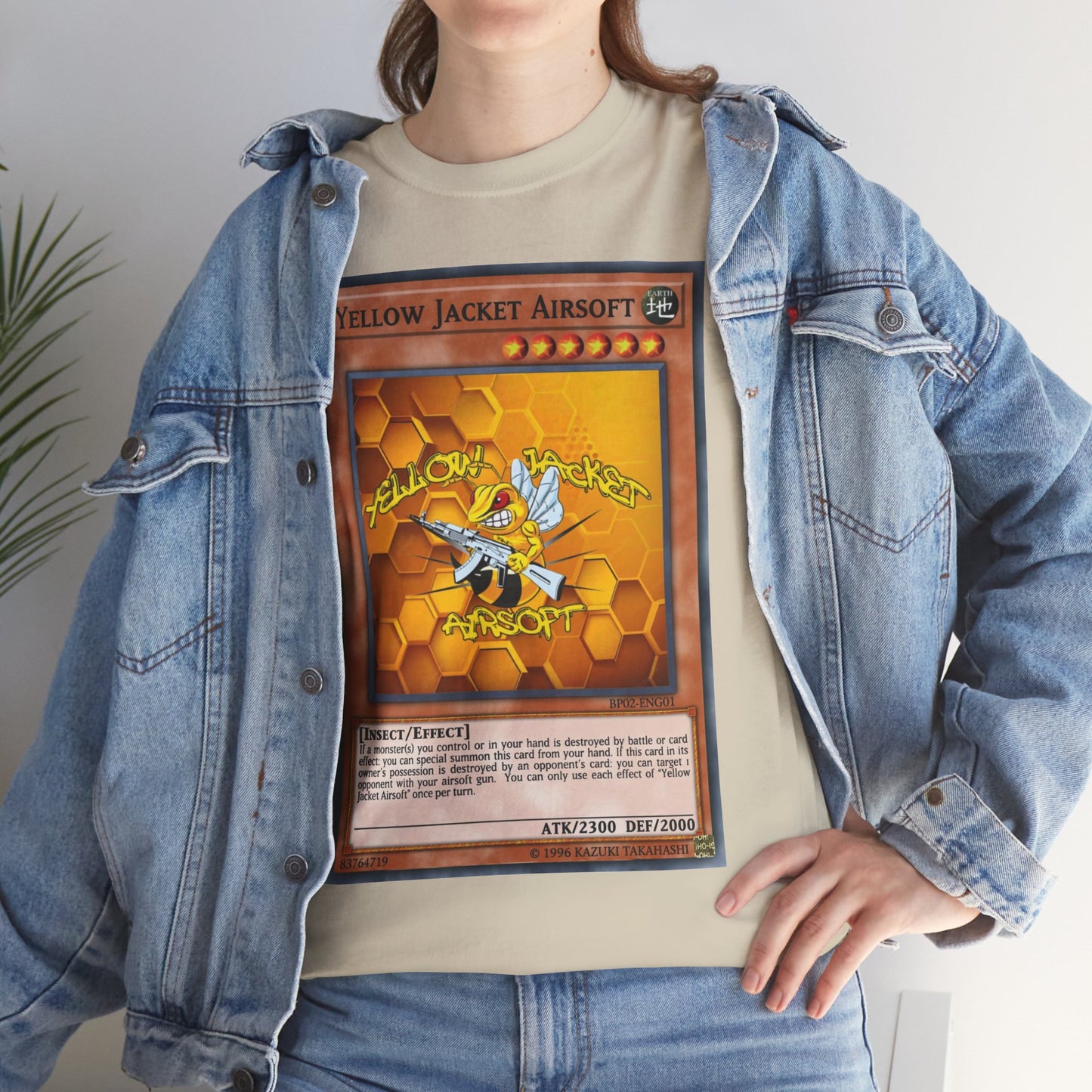 Yellow Jacket Airsoft Yu.Gi.Oh Card (T-shirt)