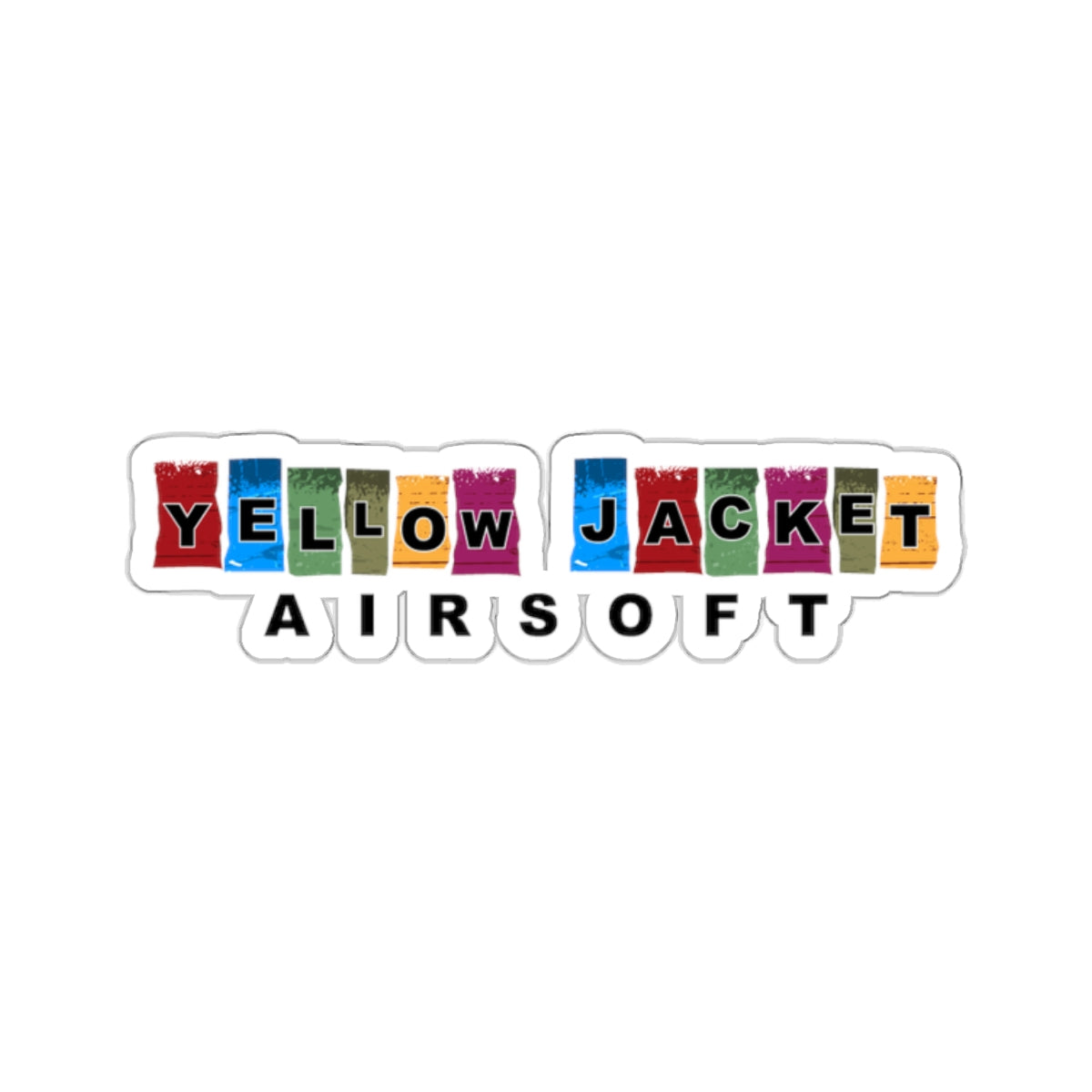 Yellow Jacket Airsoft Colorful (Kiss-Cut Stickers)