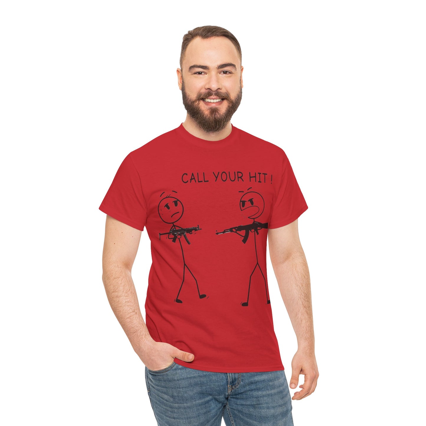 Stick Figure “Call Your Hit!” (T-shirt)