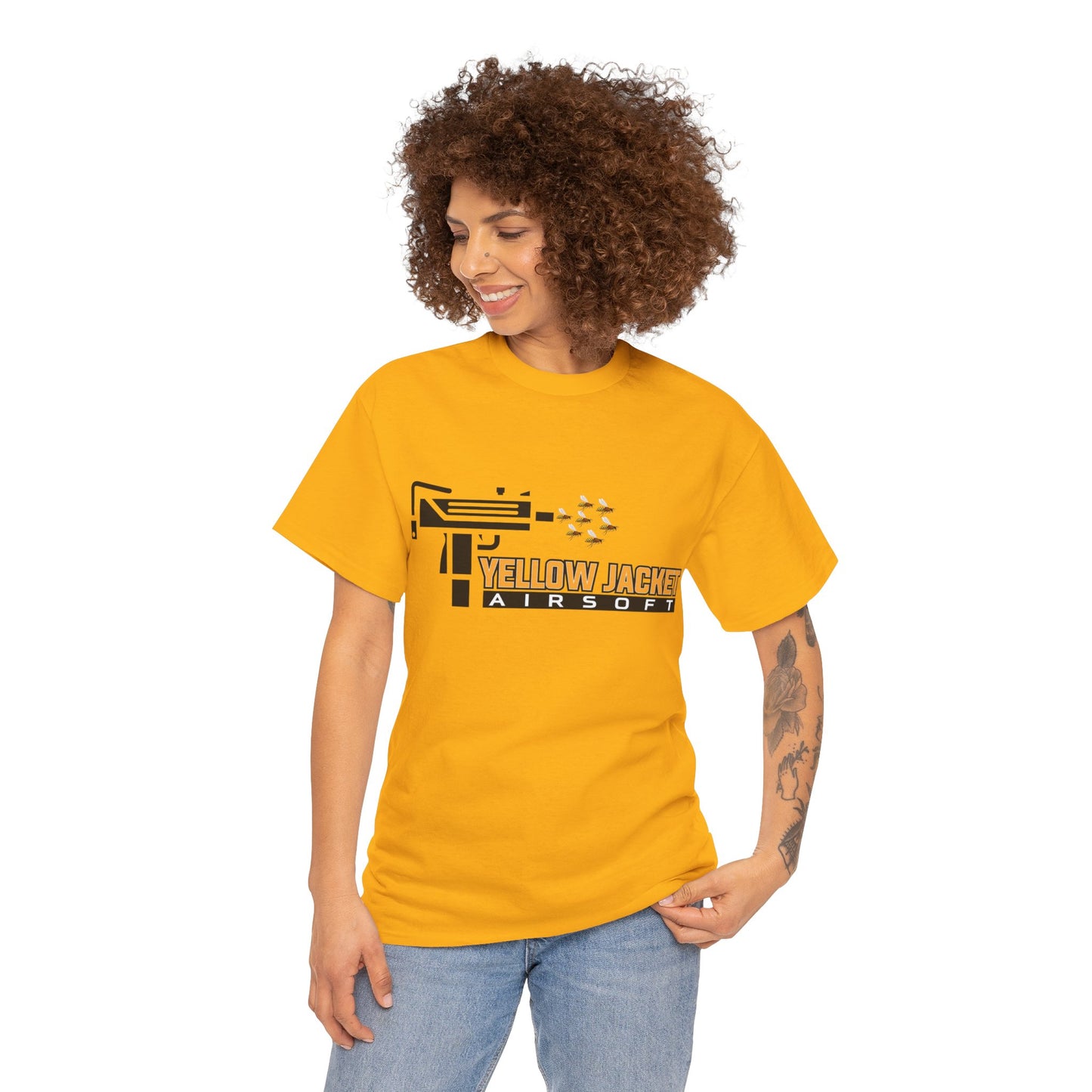 Mac 10 Yellow Jacket Airsoft (T-shirt)