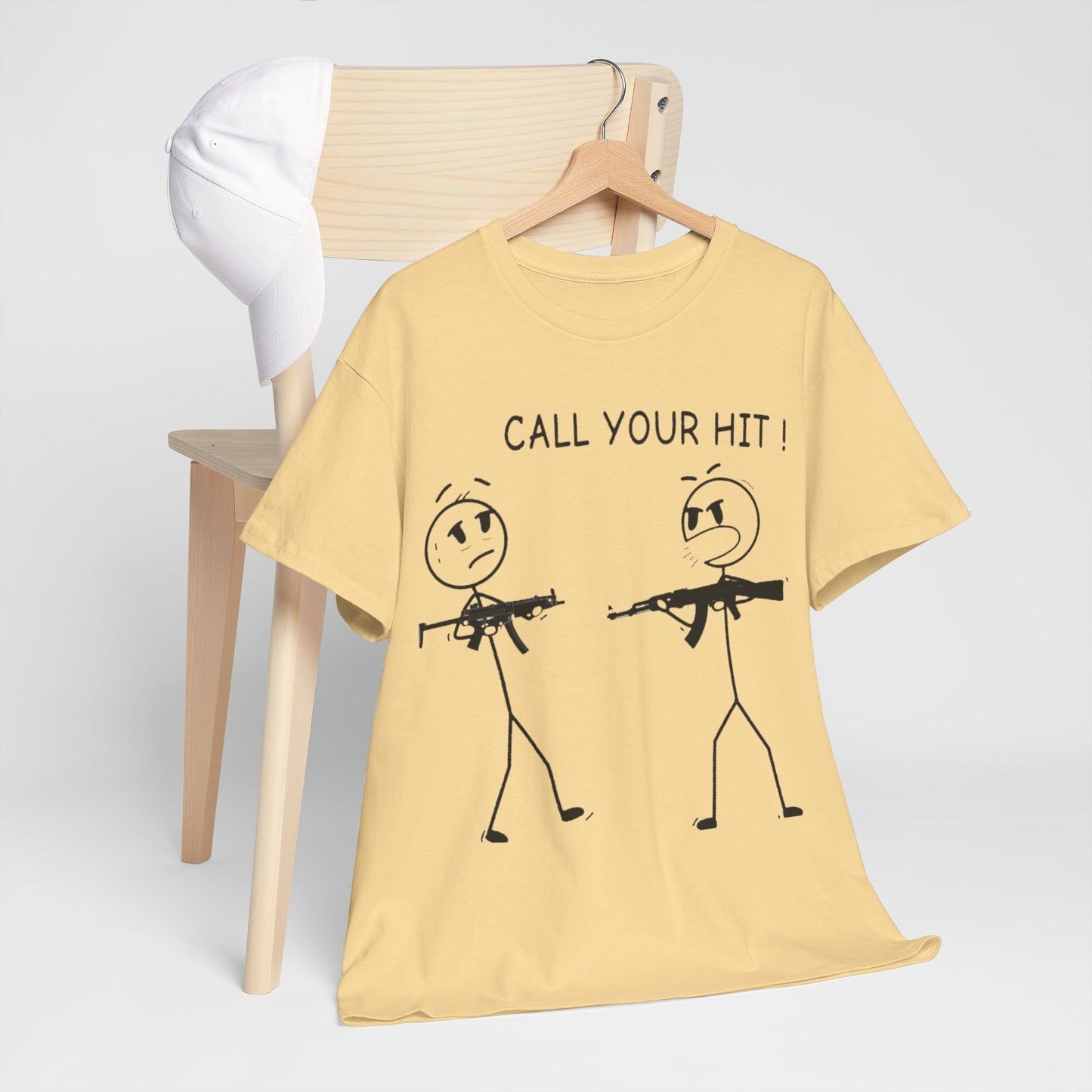 Stick Figure “Call Your Hit!” (T-shirt)