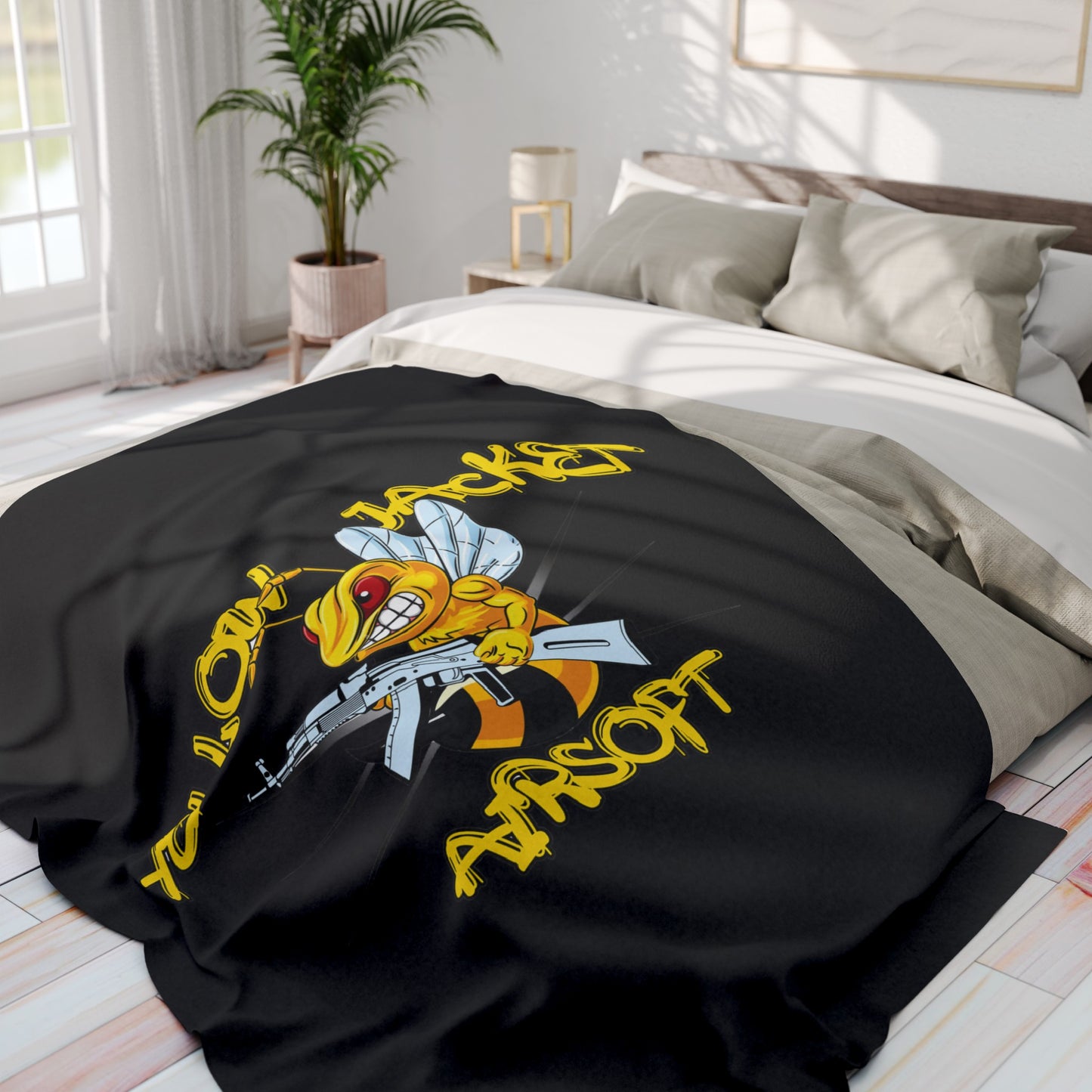 Yellow Jacket Airsoft (Arctic Fleece Blanket)