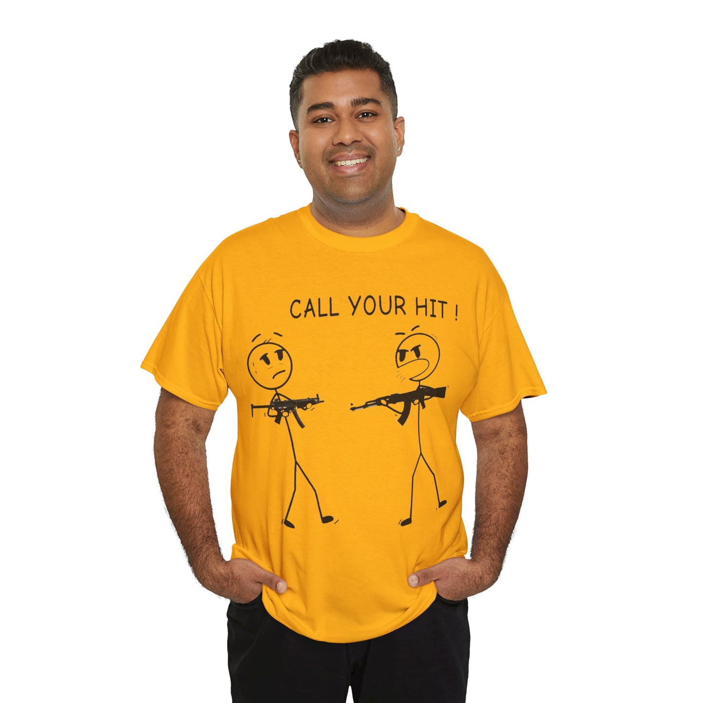 Stick Figure “Call Your Hit!” (T-shirt)