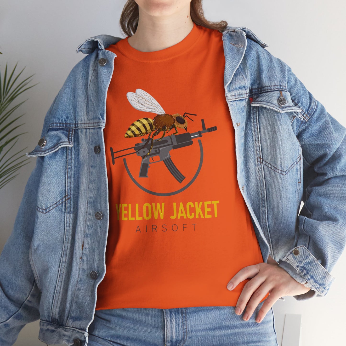 MP5 with a Yellow Jacket (T-shirt)