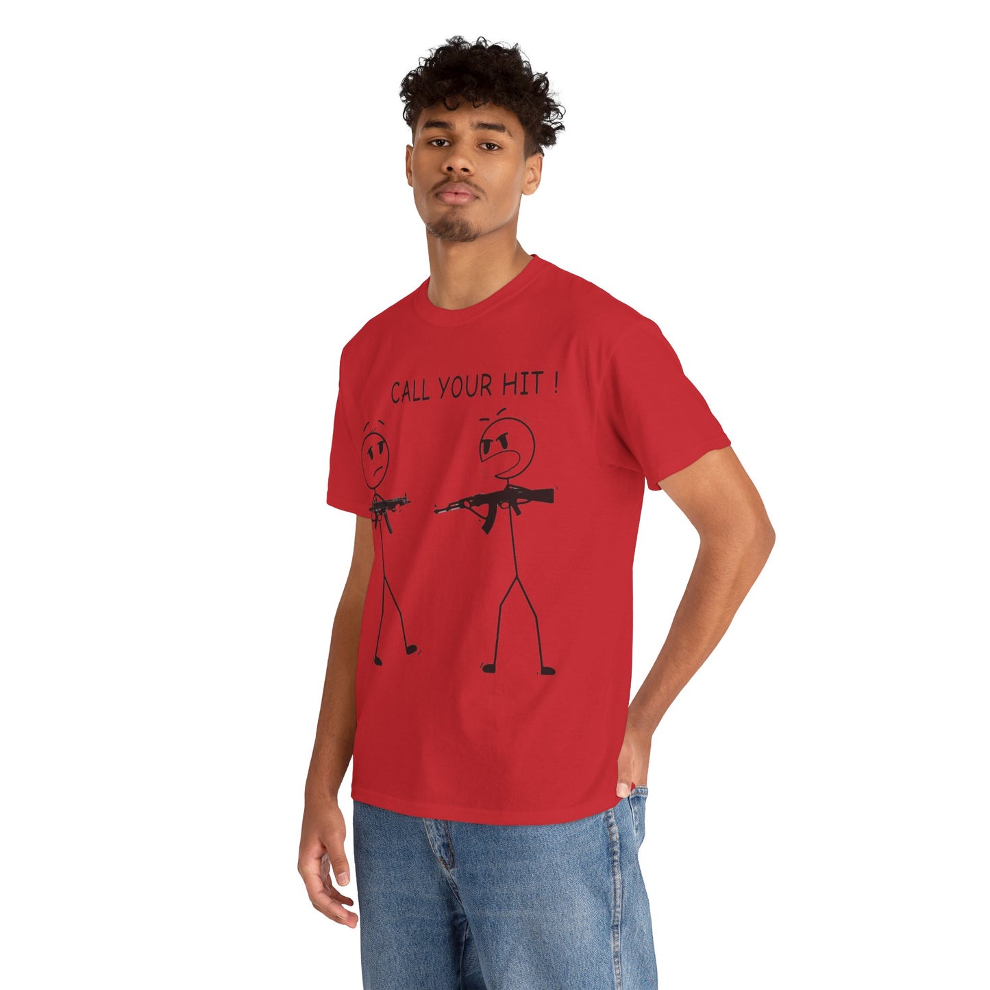 Stick Figure “Call Your Hit!” (T-shirt)