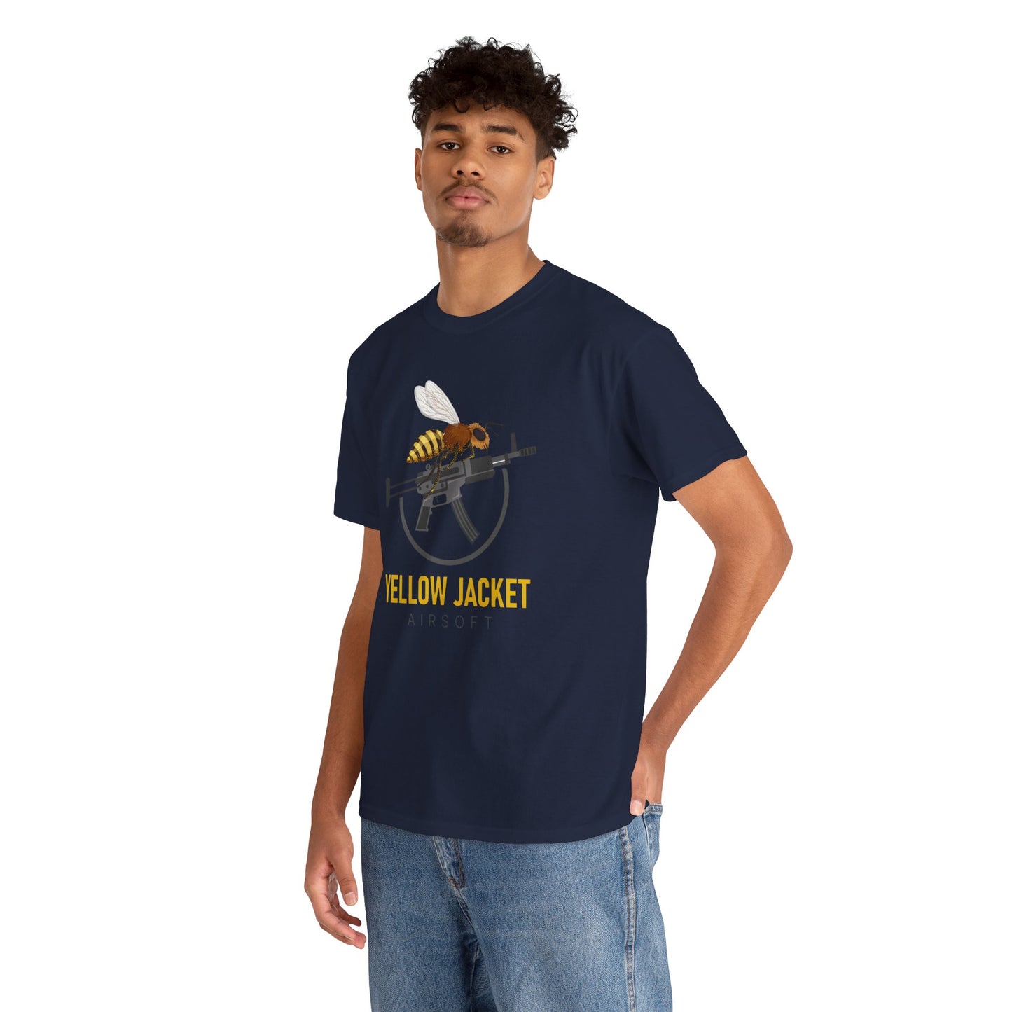 MP5 with a Yellow Jacket (T-shirt)