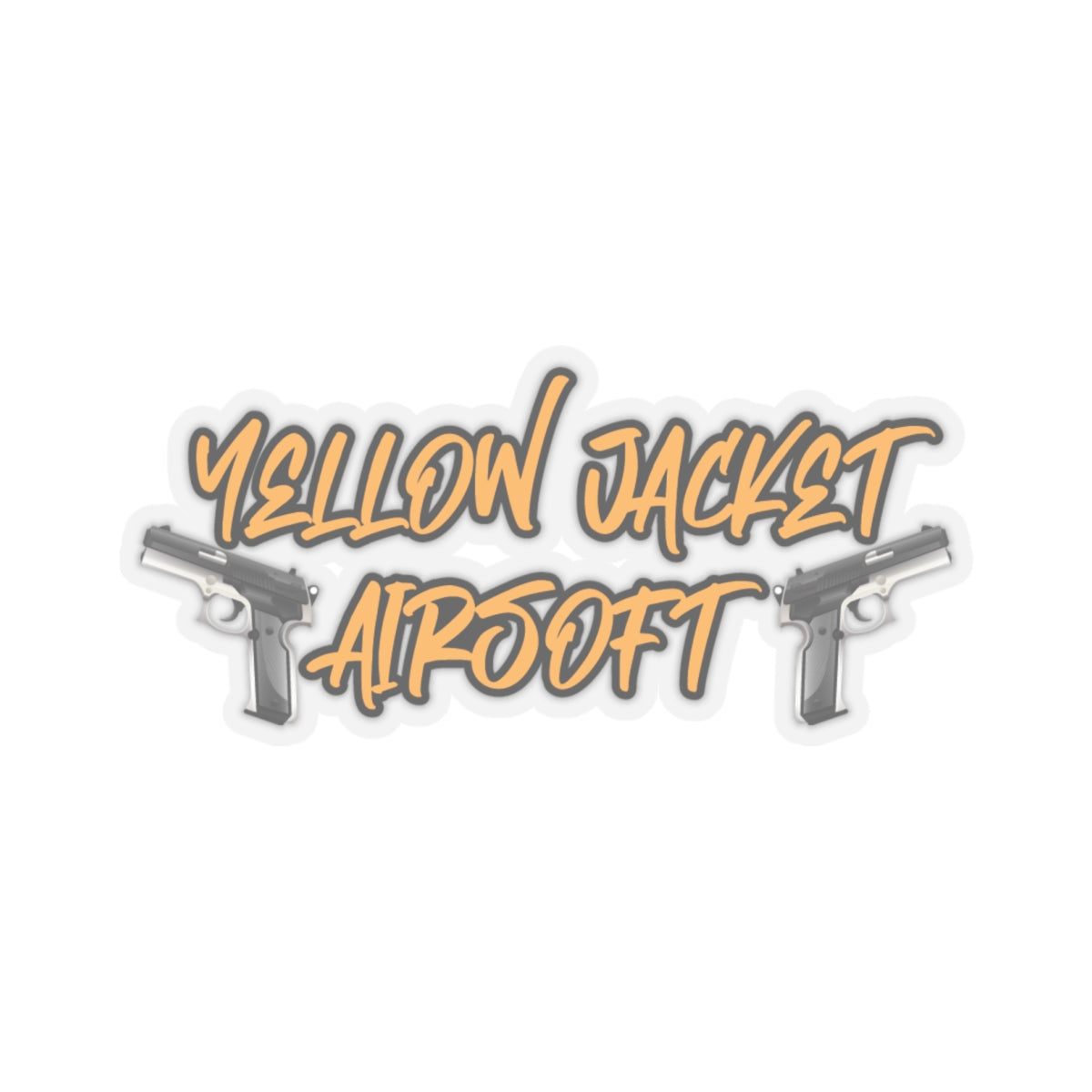 Yellow Jacket Airsoft Pistols (Kiss-Cut Stickers)