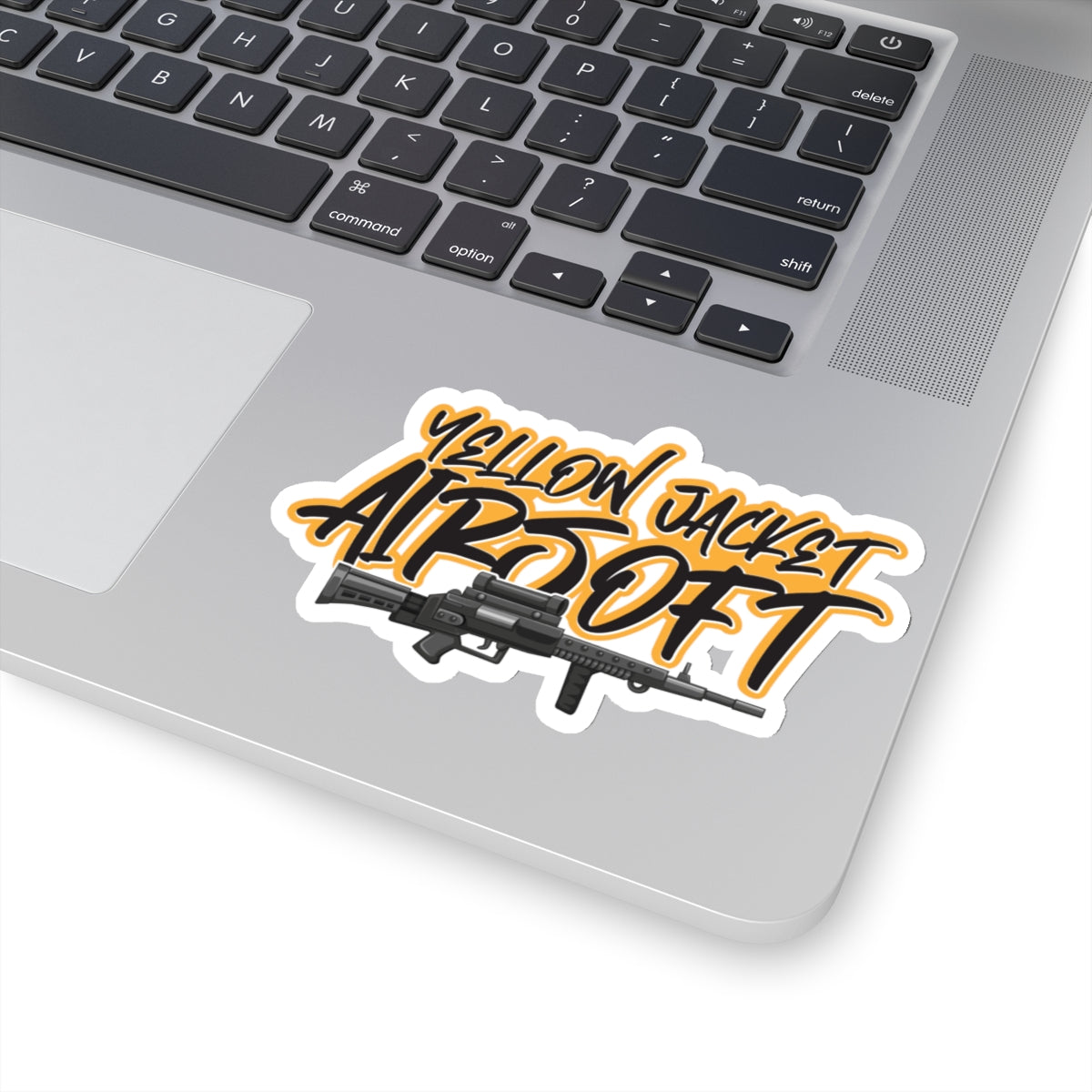 Yellow Jacket Airsoft Machine Gun (Kiss-Cut Stickers)