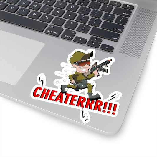 CHEATER!!! (Kiss-Cut Stickers)