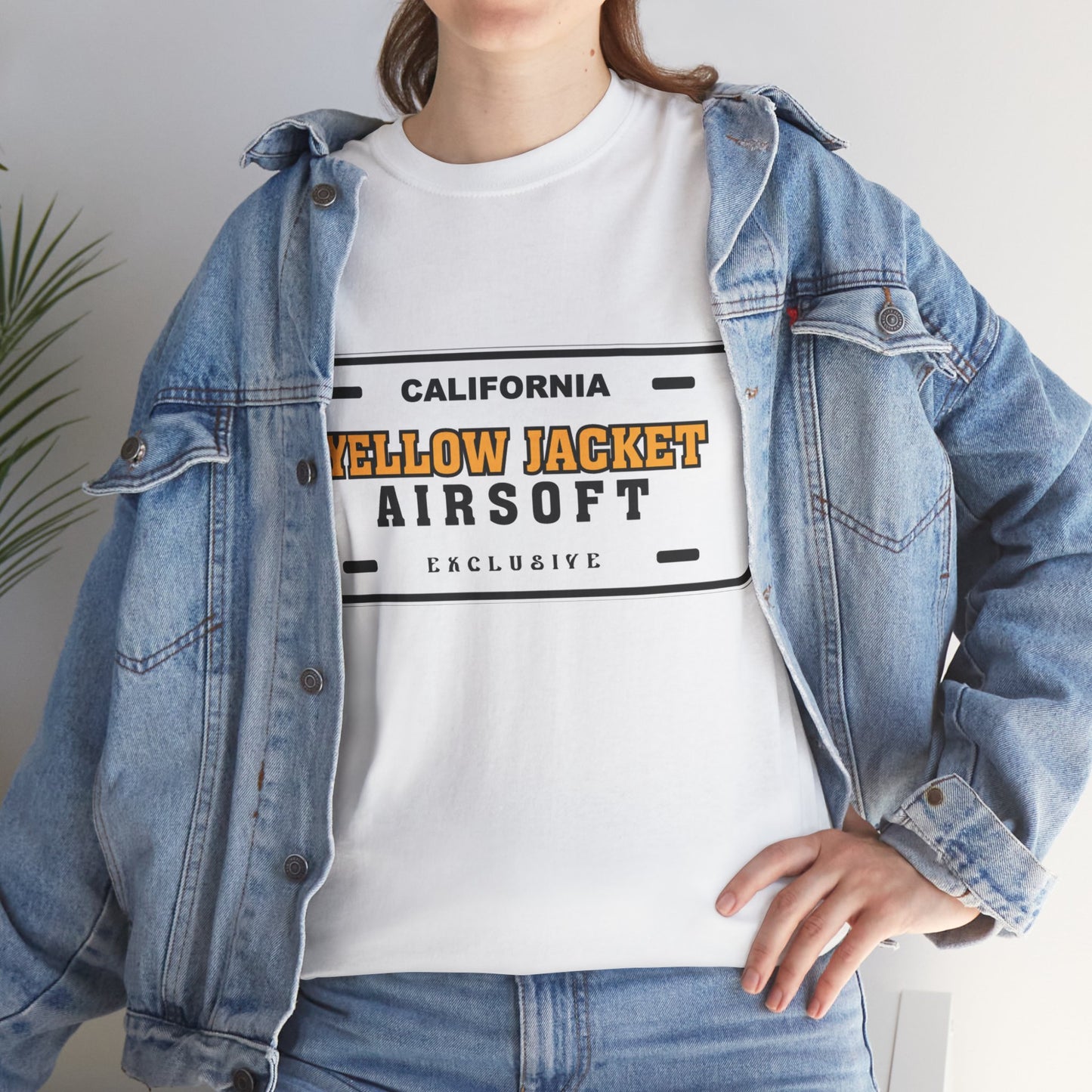 Yellow Jacket Airsoft License Plate (T-shirt)