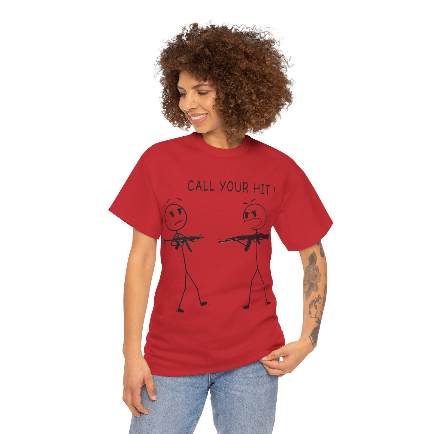 Stick Figure “Call Your Hit!” (T-shirt)