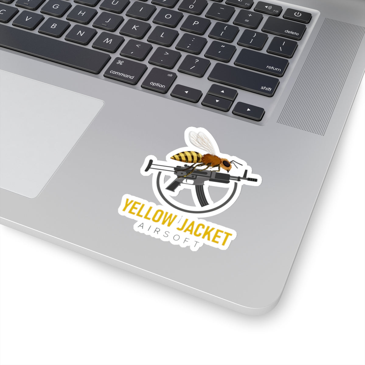 MP5 with a Yellow Jacket (Kiss-Cut Stickers)