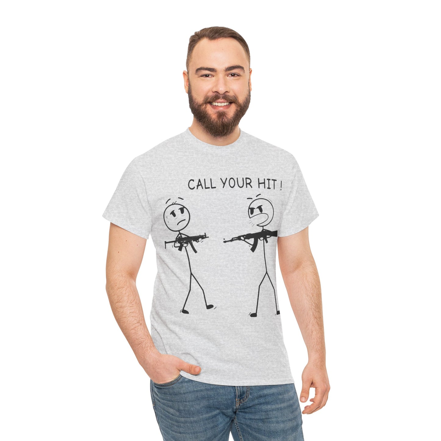 Stick Figure “Call Your Hit!” (T-shirt)