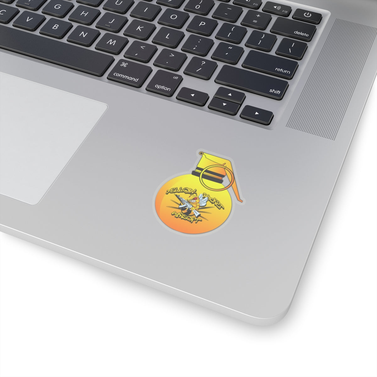 Yellow Jacket Airsoft Grenade (Kiss-Cut Stickers)