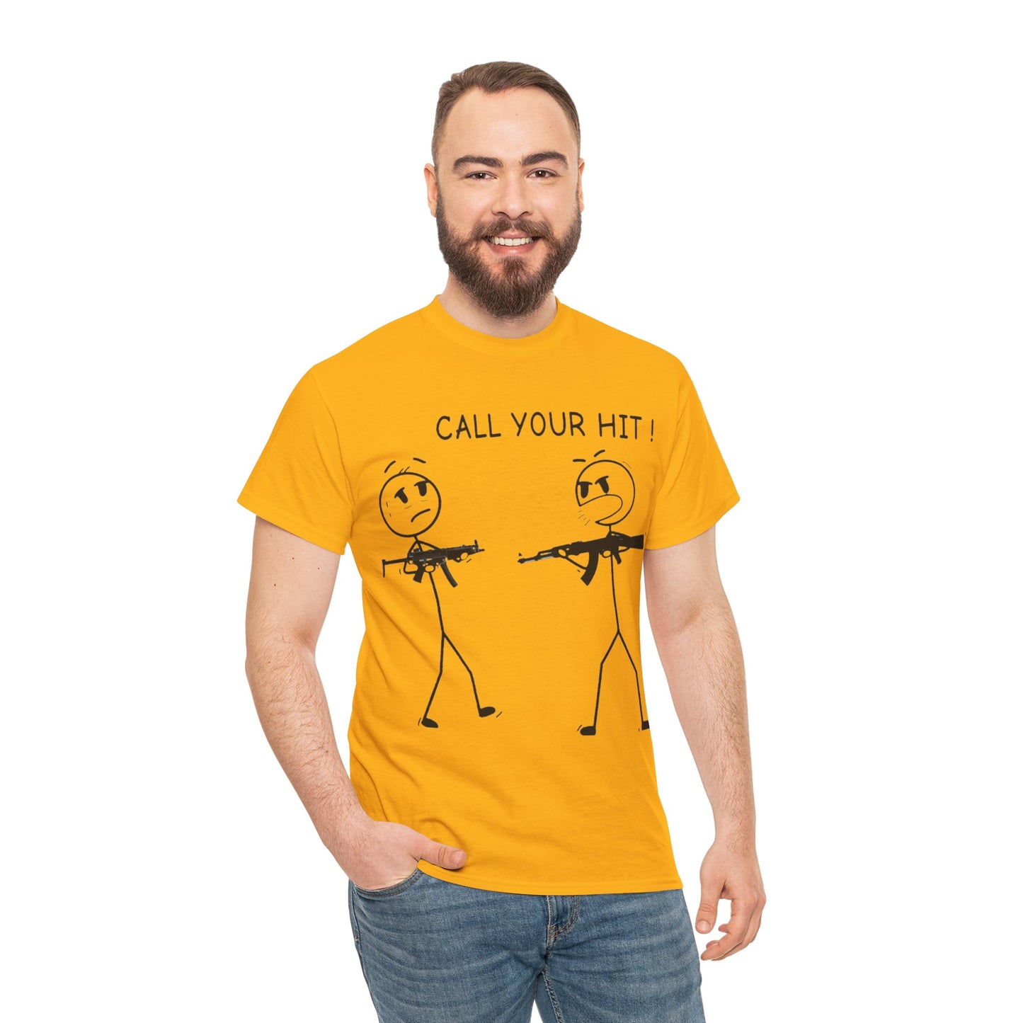 Stick Figure “Call Your Hit!” (T-shirt)