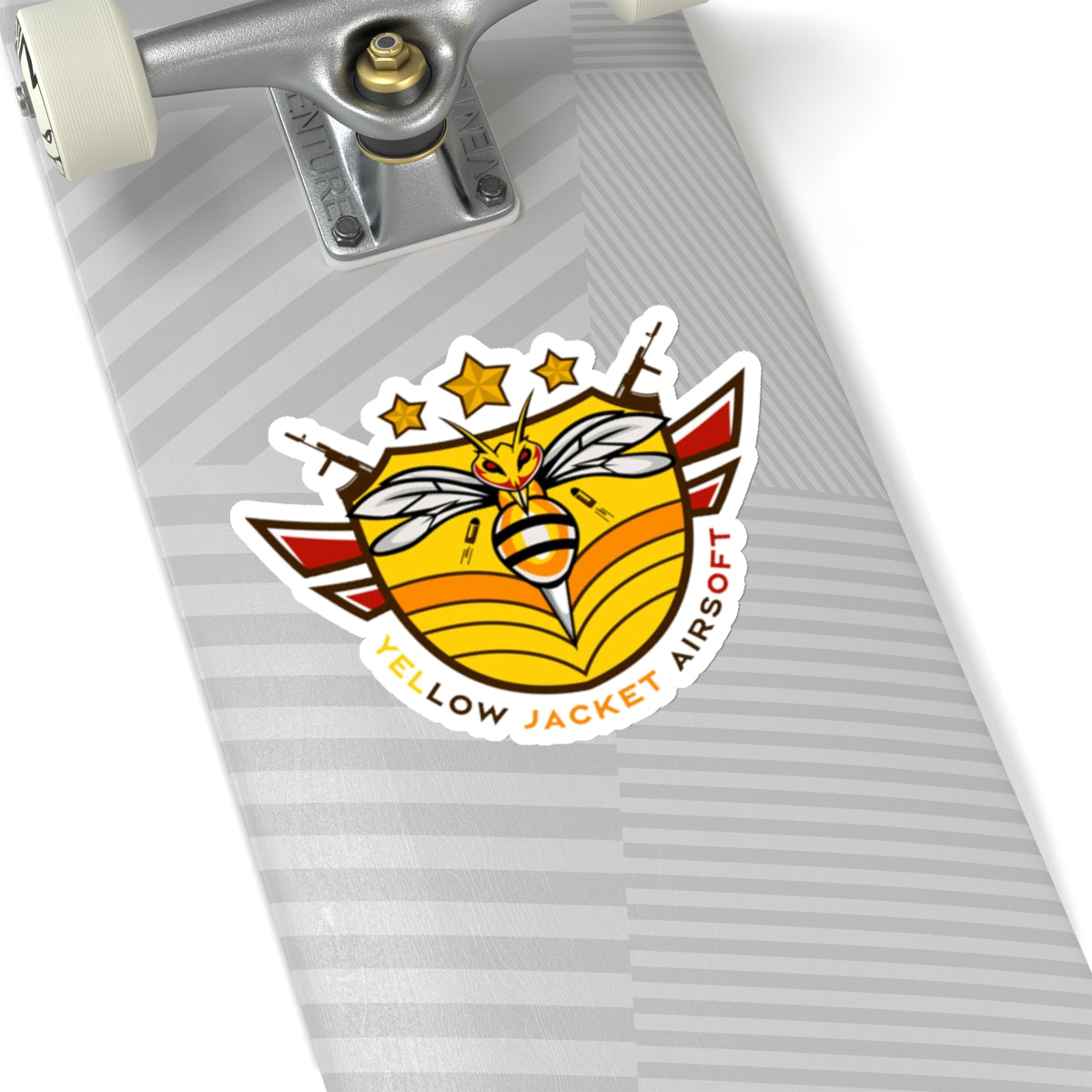 Yellow Jacket Airsoft Shield (Kiss-Cut Stickers)