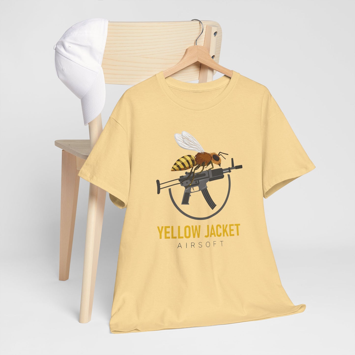 MP5 with a Yellow Jacket (T-shirt)