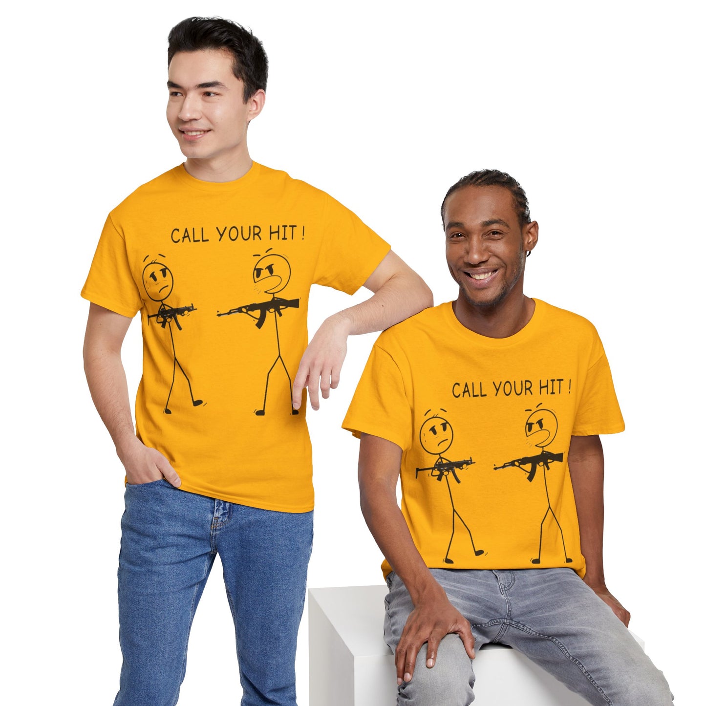 Stick Figure “Call Your Hit!” (T-shirt)