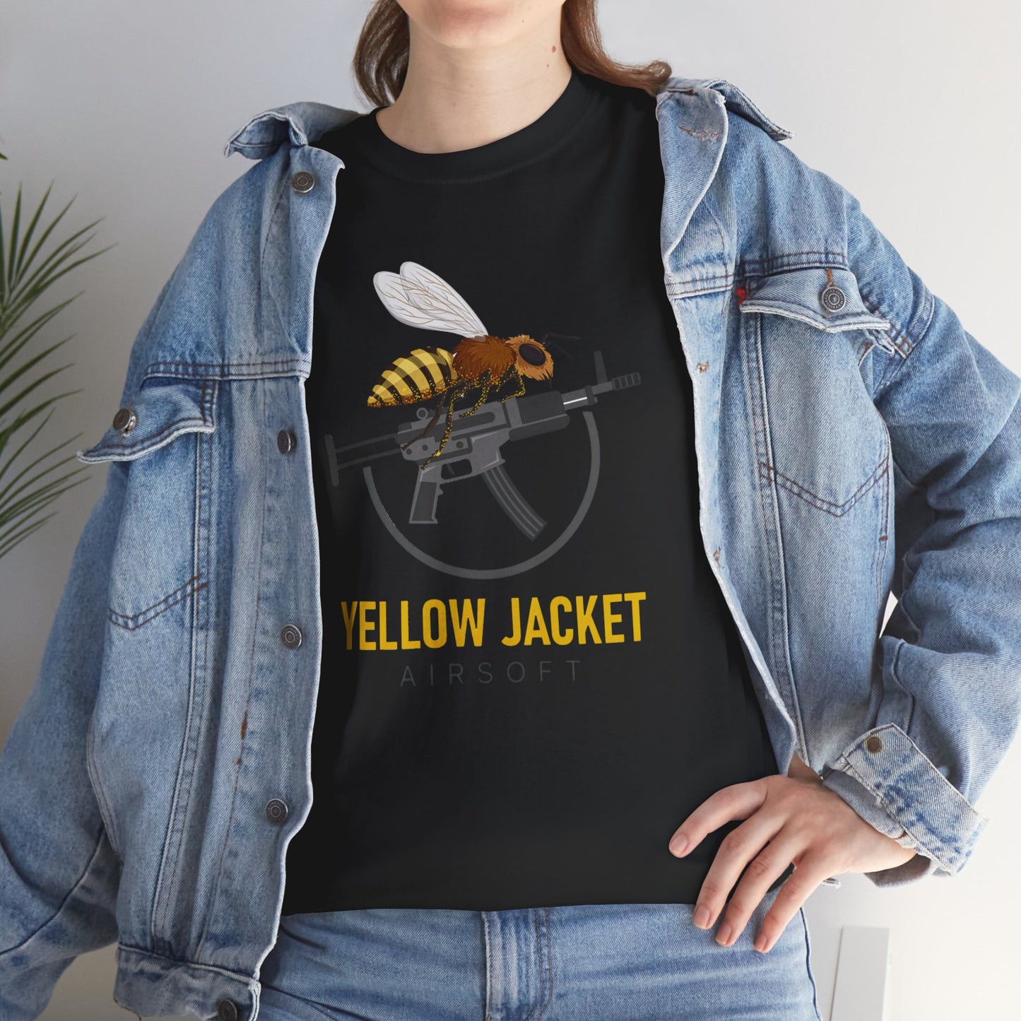 MP5 with a Yellow Jacket (T-shirt)