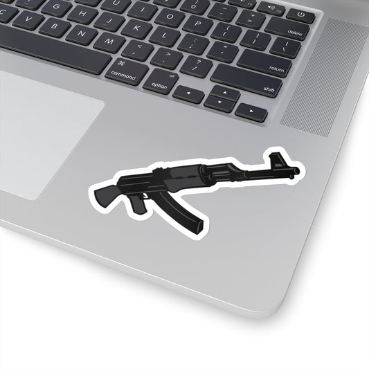 Cartoon AK47 (Kiss-Cut Stickers)