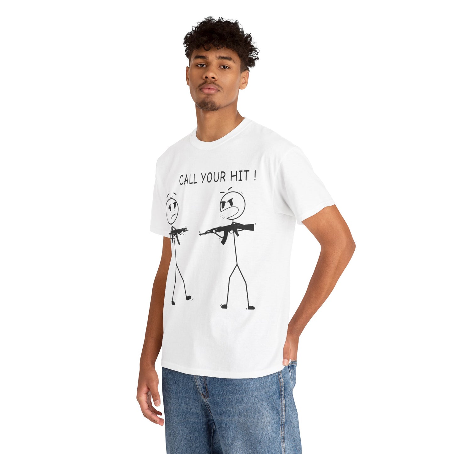 Stick Figure “Call Your Hit!” (T-shirt)