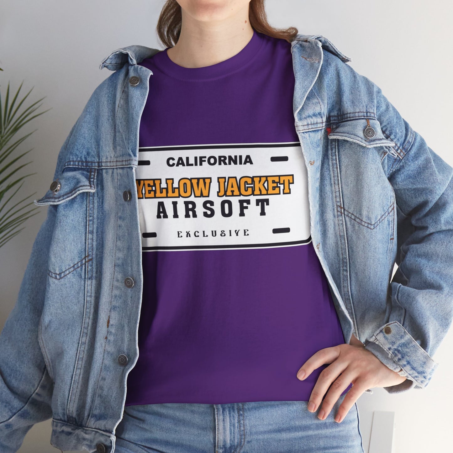 Yellow Jacket Airsoft License Plate (T-shirt)