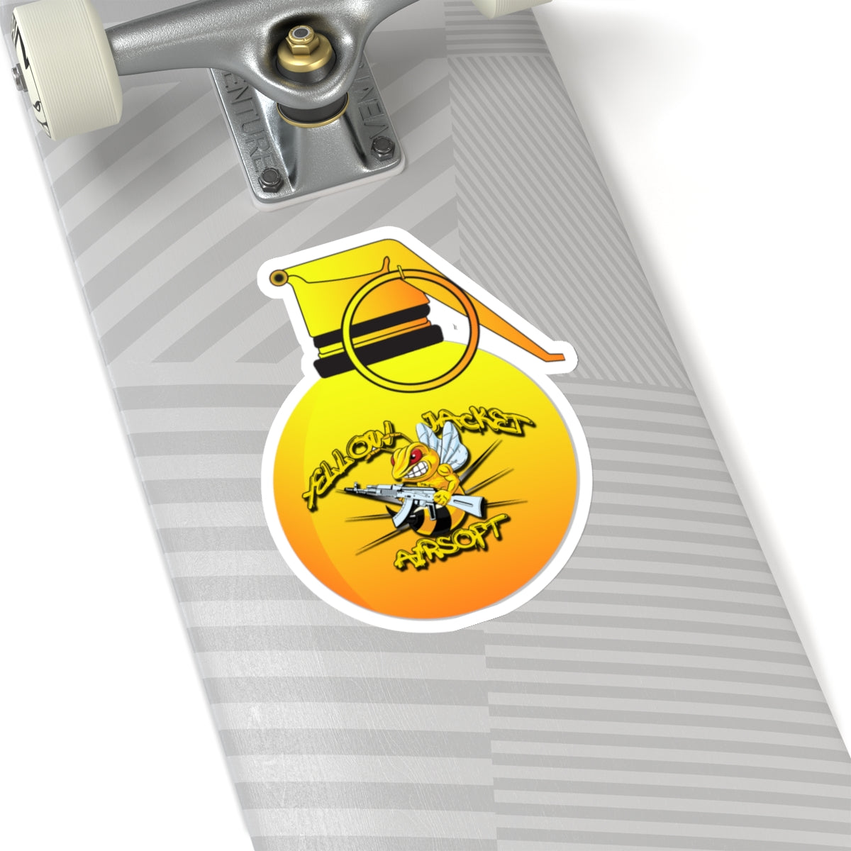 Yellow Jacket Airsoft Grenade (Kiss-Cut Stickers)