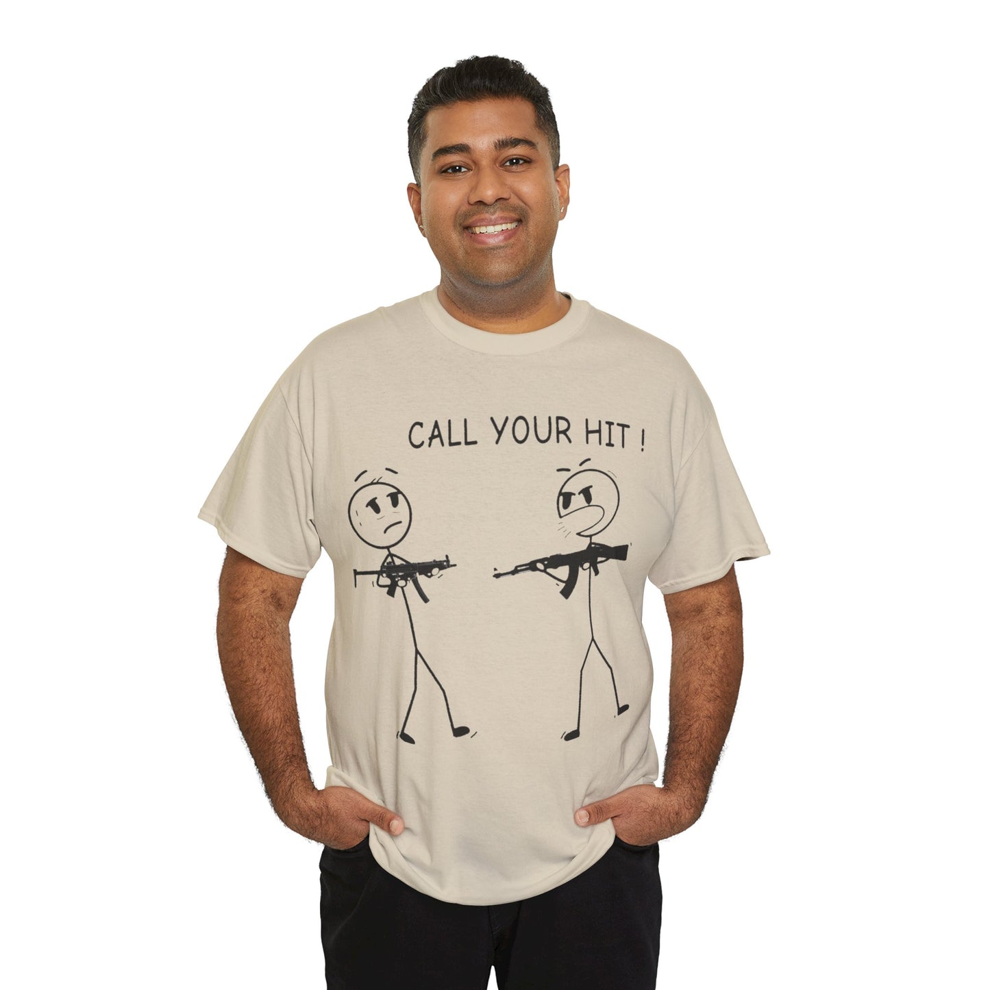 Stick Figure “Call Your Hit!” (T-shirt)