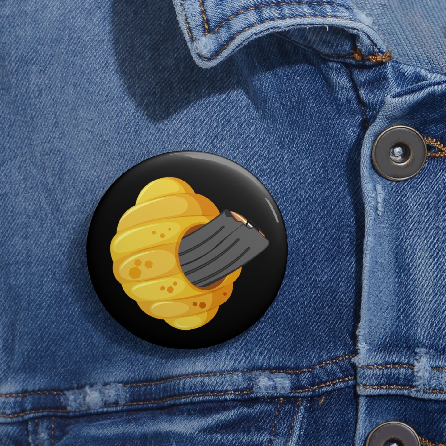 Bee Hive Magazine (Pin Button)