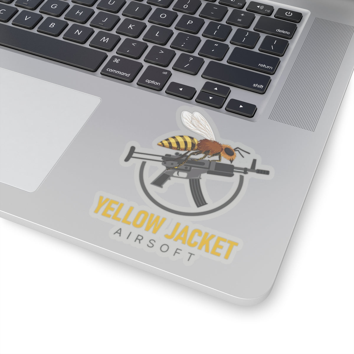 MP5 with a Yellow Jacket (Kiss-Cut Stickers)