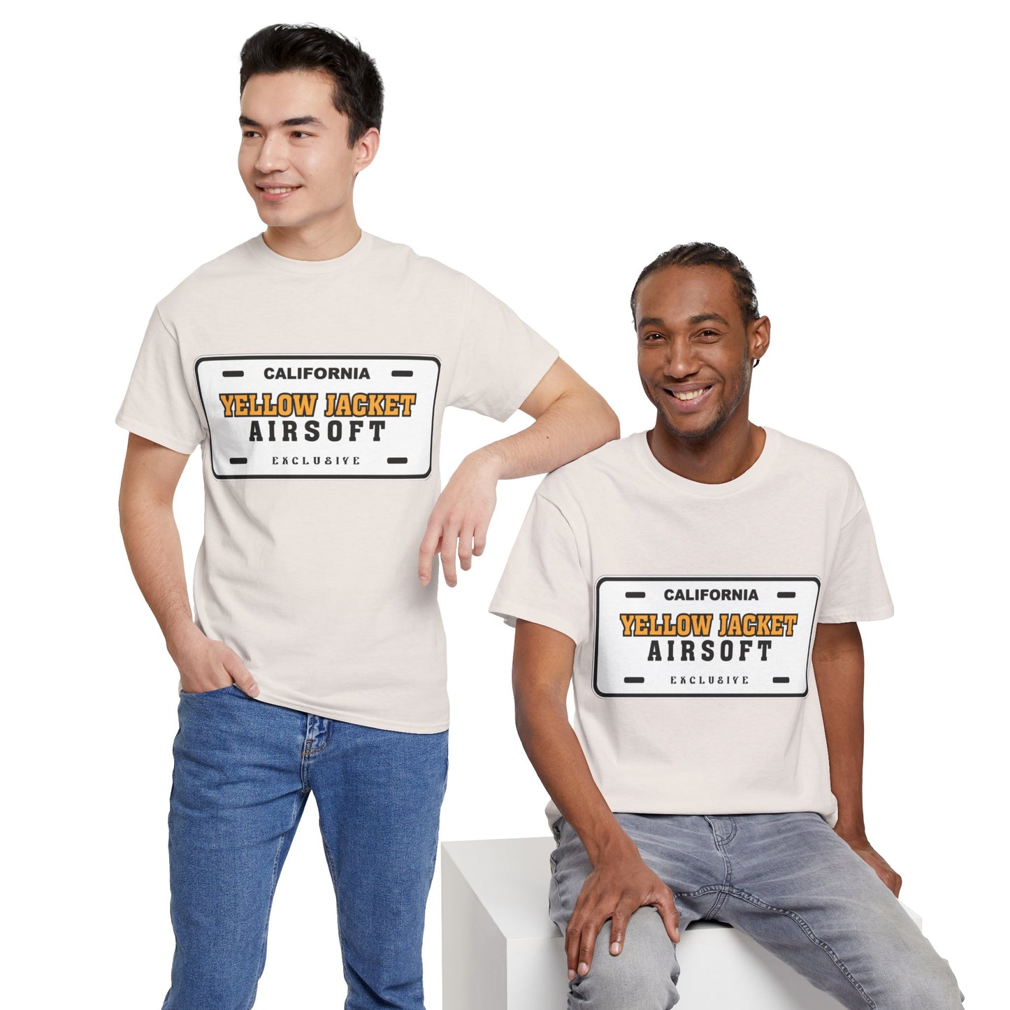 Yellow Jacket Airsoft License Plate (T-shirt)