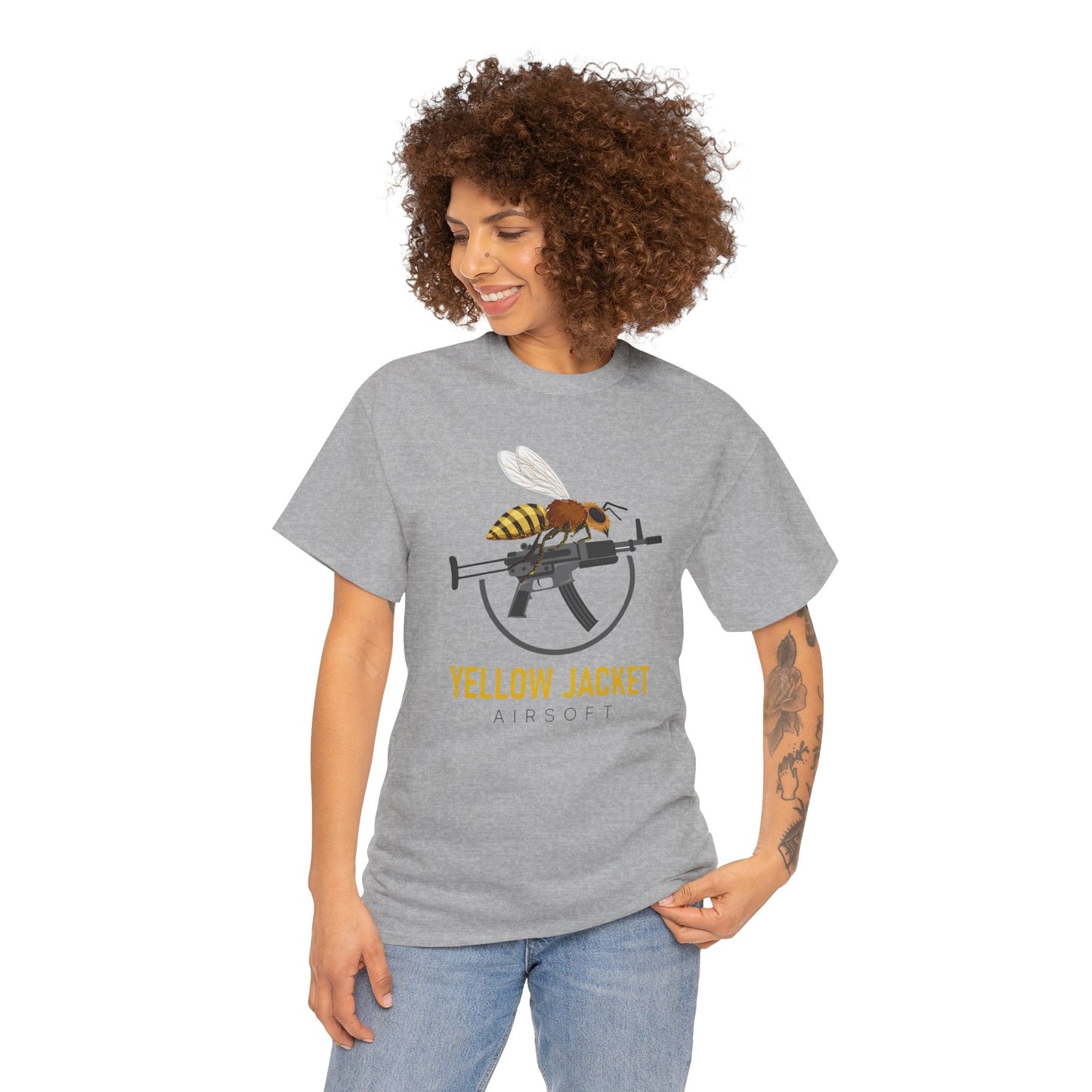 MP5 with a Yellow Jacket (T-shirt)