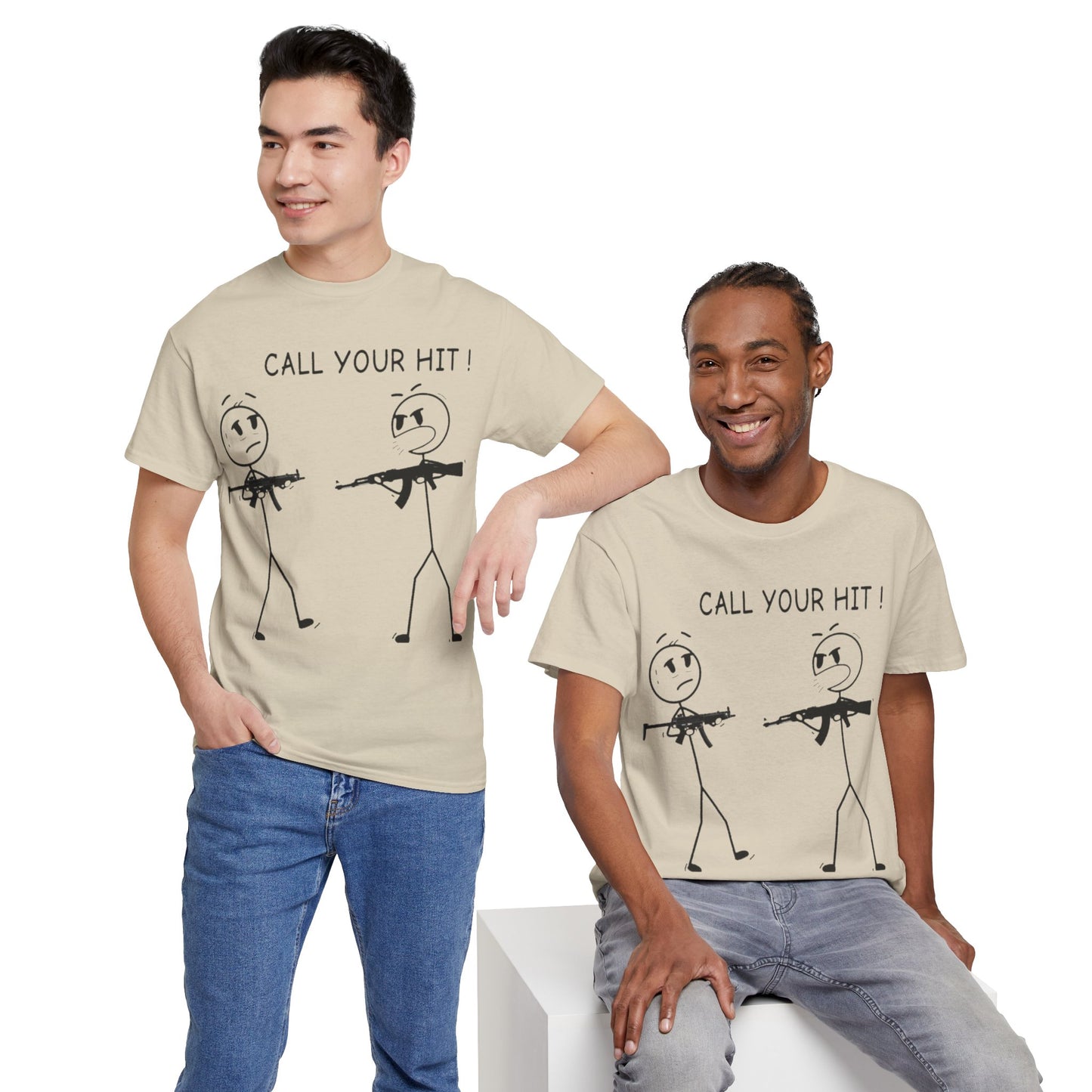 Stick Figure “Call Your Hit!” (T-shirt)