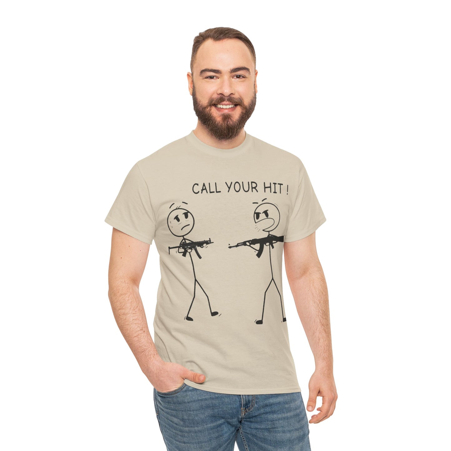 Stick Figure “Call Your Hit!” (T-shirt)