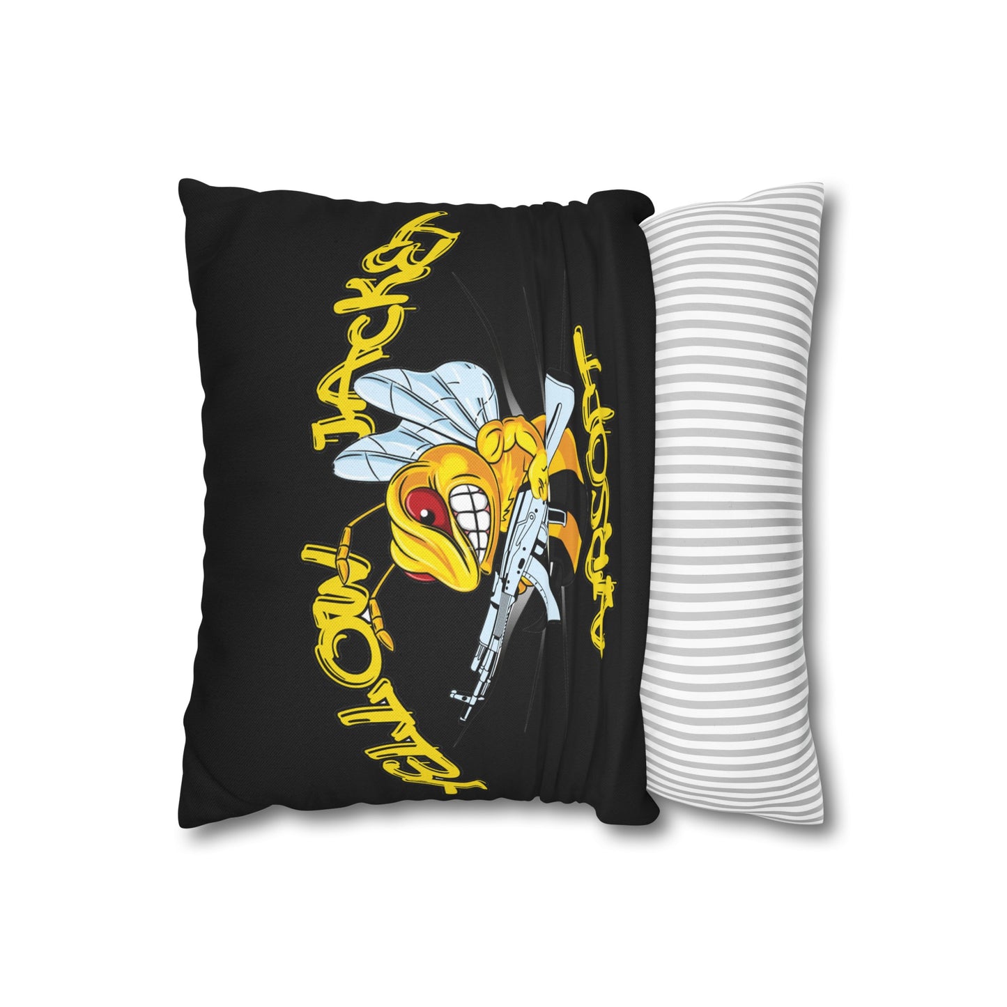 Yellow Jacket Airsoft (Spun Polyester Square Pillow Case)