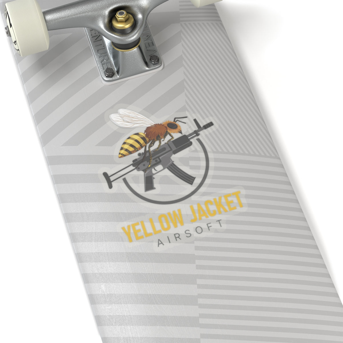 MP5 with a Yellow Jacket (Kiss-Cut Stickers)