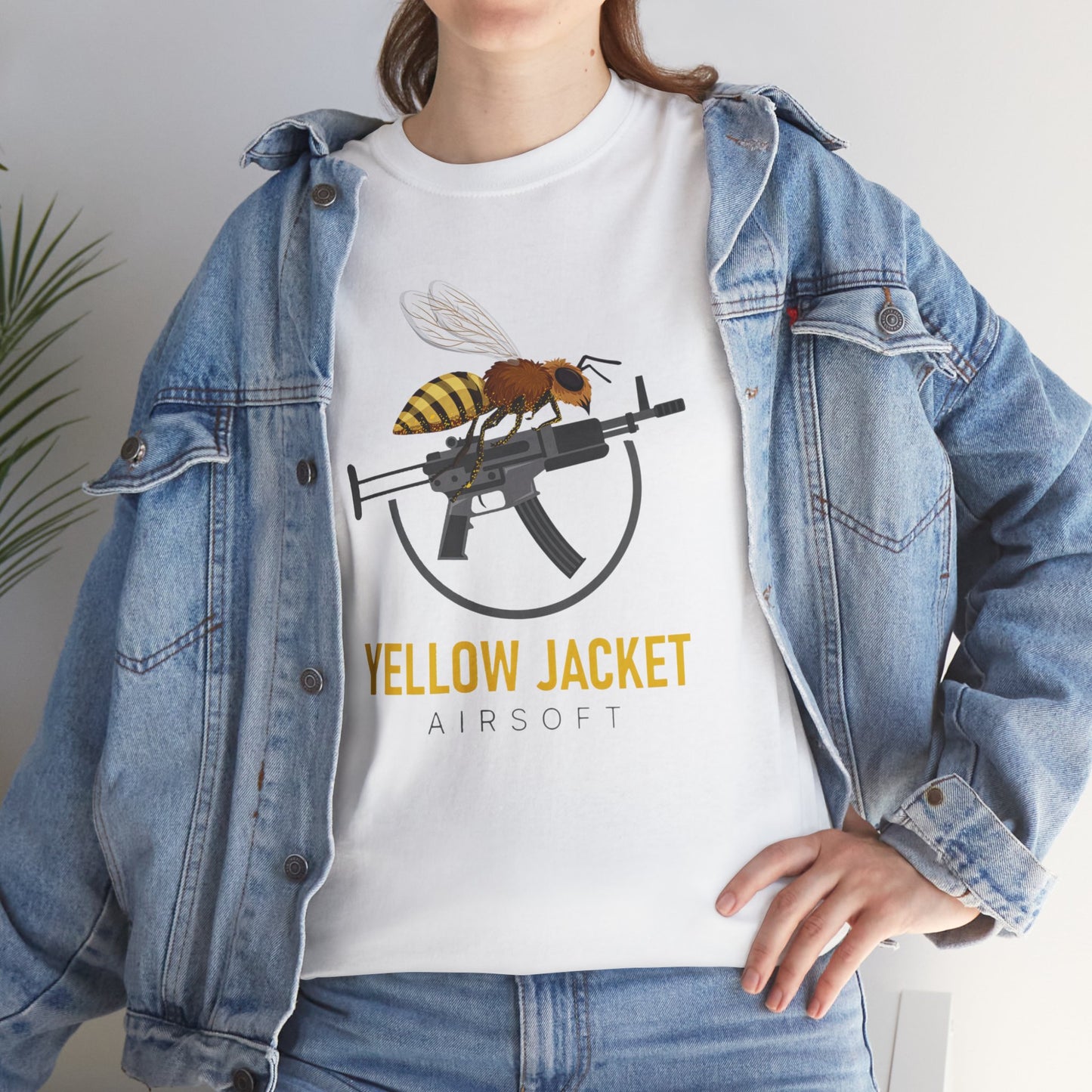 MP5 with a Yellow Jacket (T-shirt)