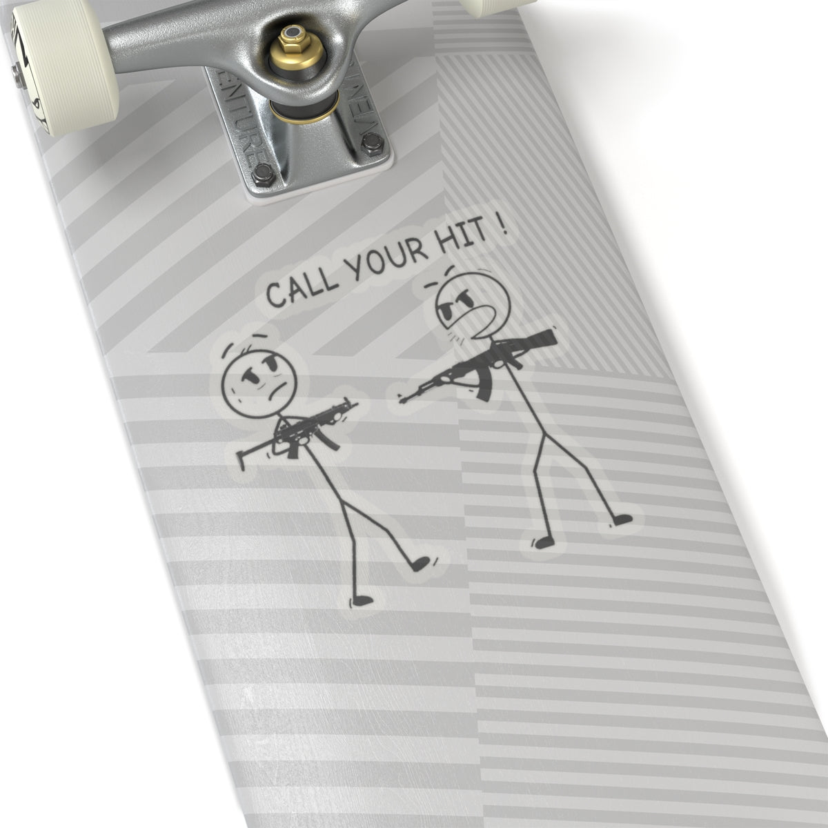 Stick Figure “Call Your Hit!”(Kiss-Cut Stickers)