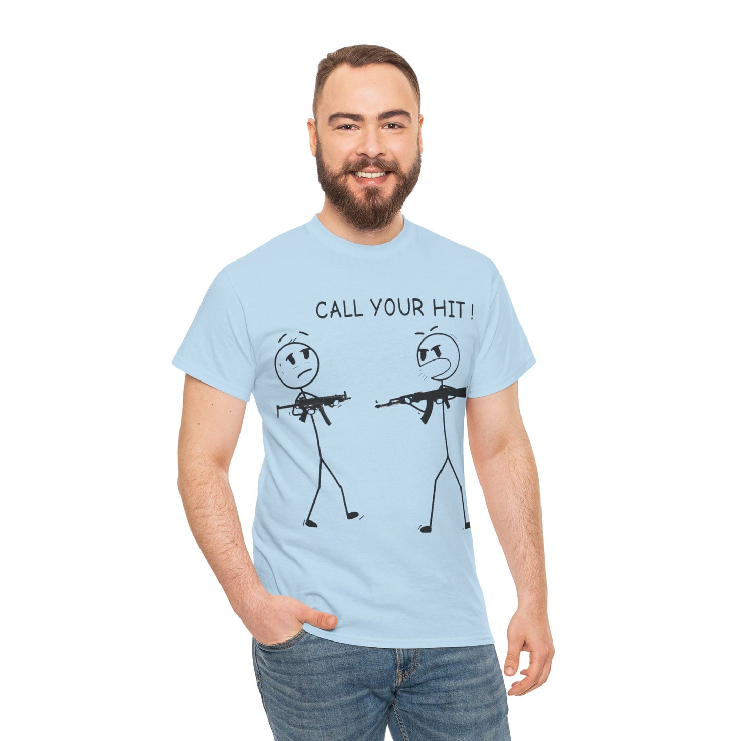 Stick Figure “Call Your Hit!” (T-shirt)