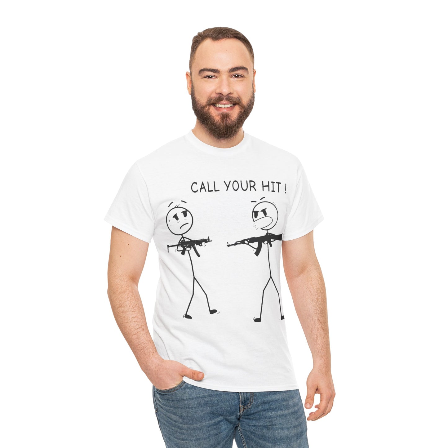 Stick Figure “Call Your Hit!” (T-shirt)