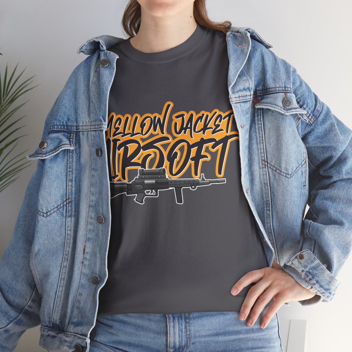 Yellow Jacket Airsoft Machine Gun (T-shirt)