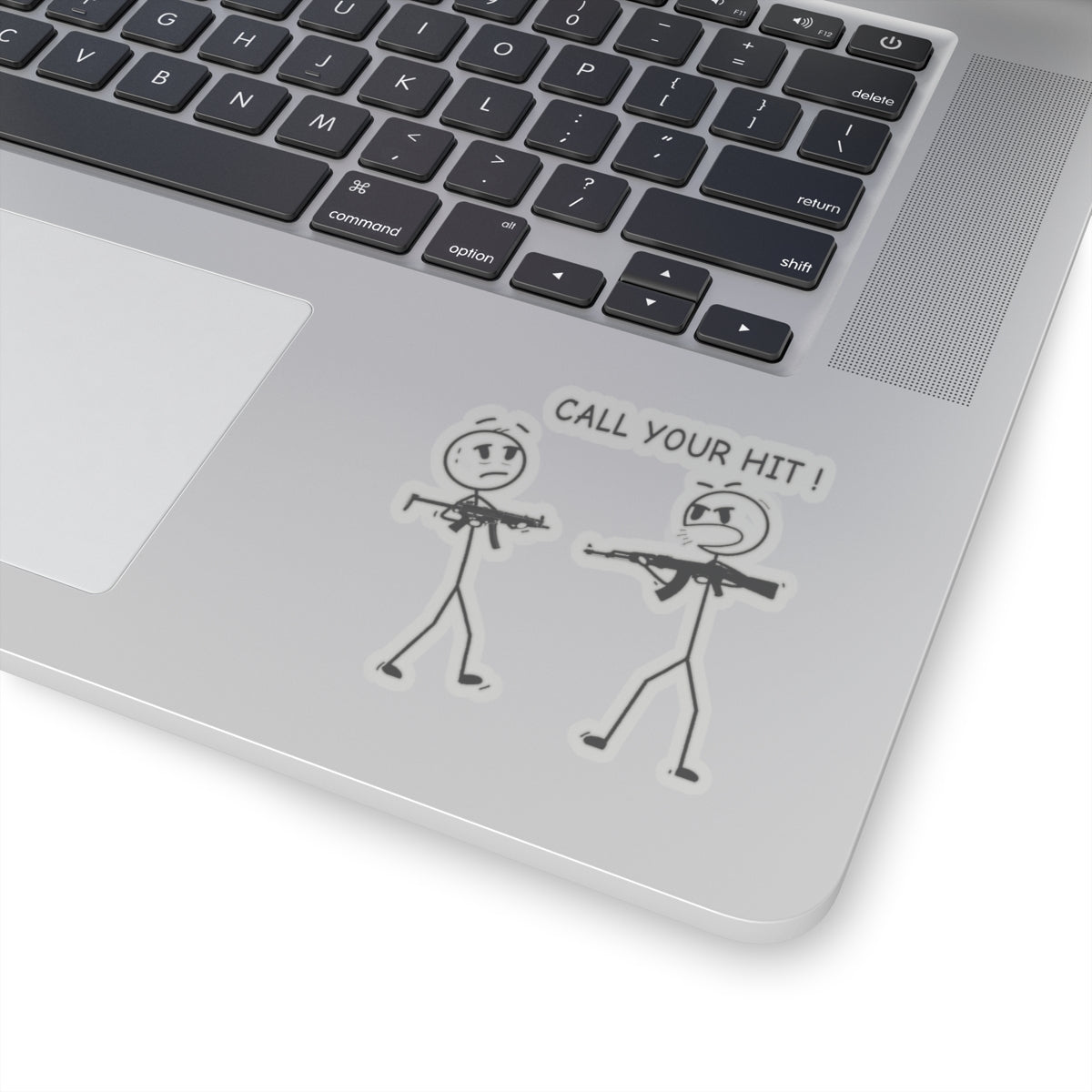 Stick Figure “Call Your Hit!”(Kiss-Cut Stickers)