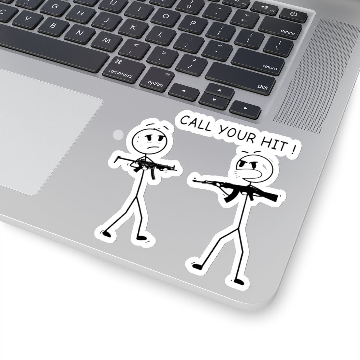 Stick Figure “Call Your Hit!”(Kiss-Cut Stickers)