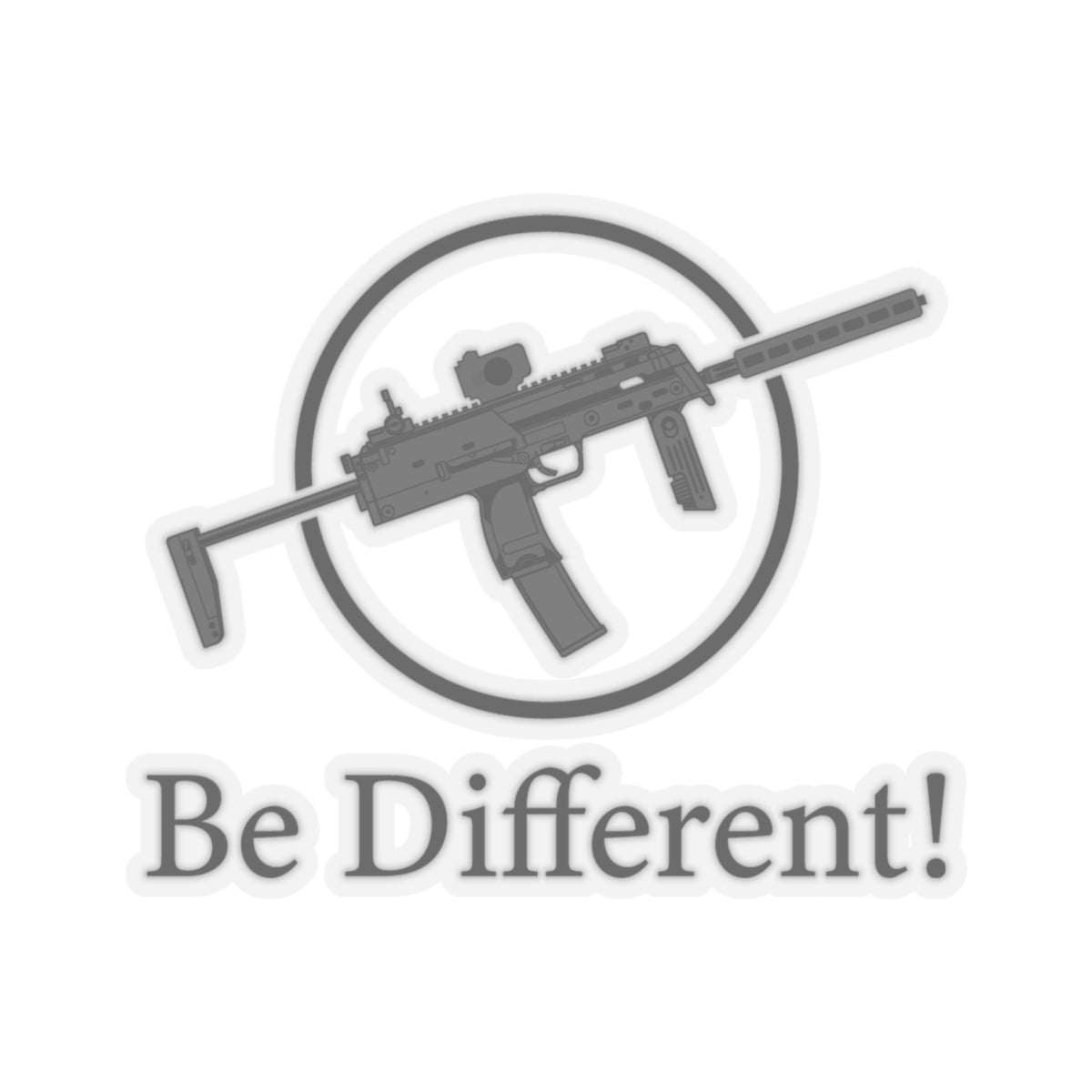 MP7 Be Different! (Kiss-Cut Stickers)