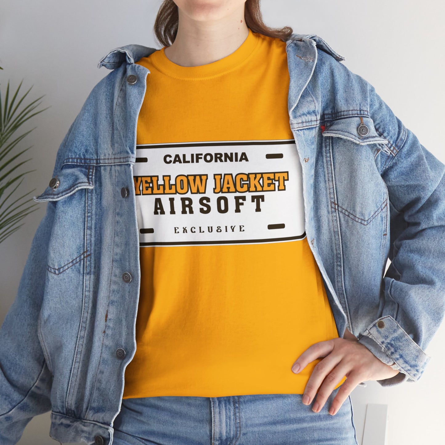 Yellow Jacket Airsoft License Plate (T-shirt)
