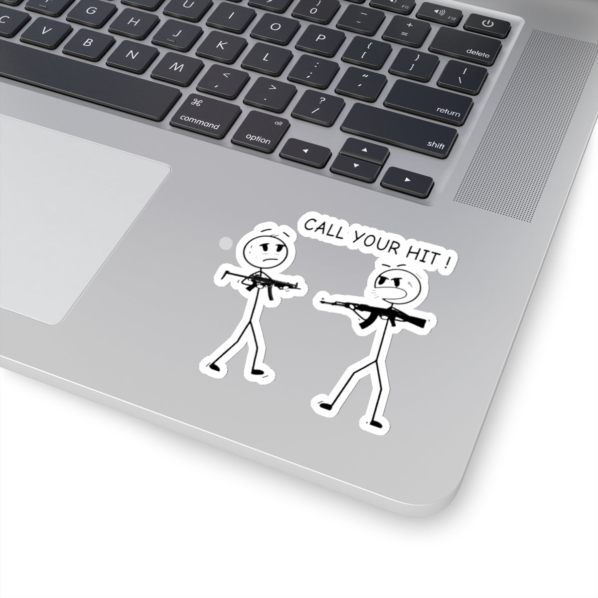 Stick Figure “Call Your Hit!”(Kiss-Cut Stickers)