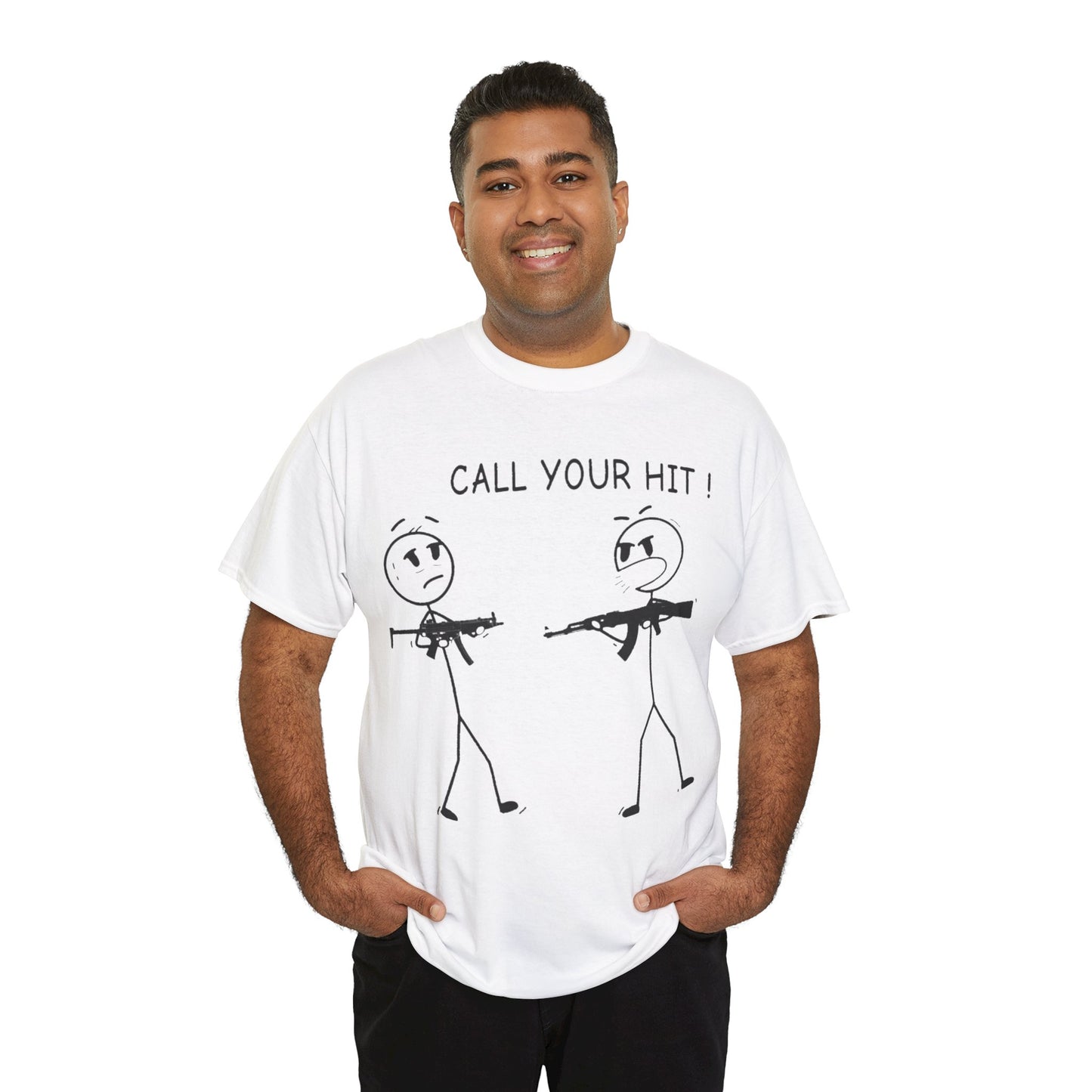 Stick Figure “Call Your Hit!” (T-shirt)