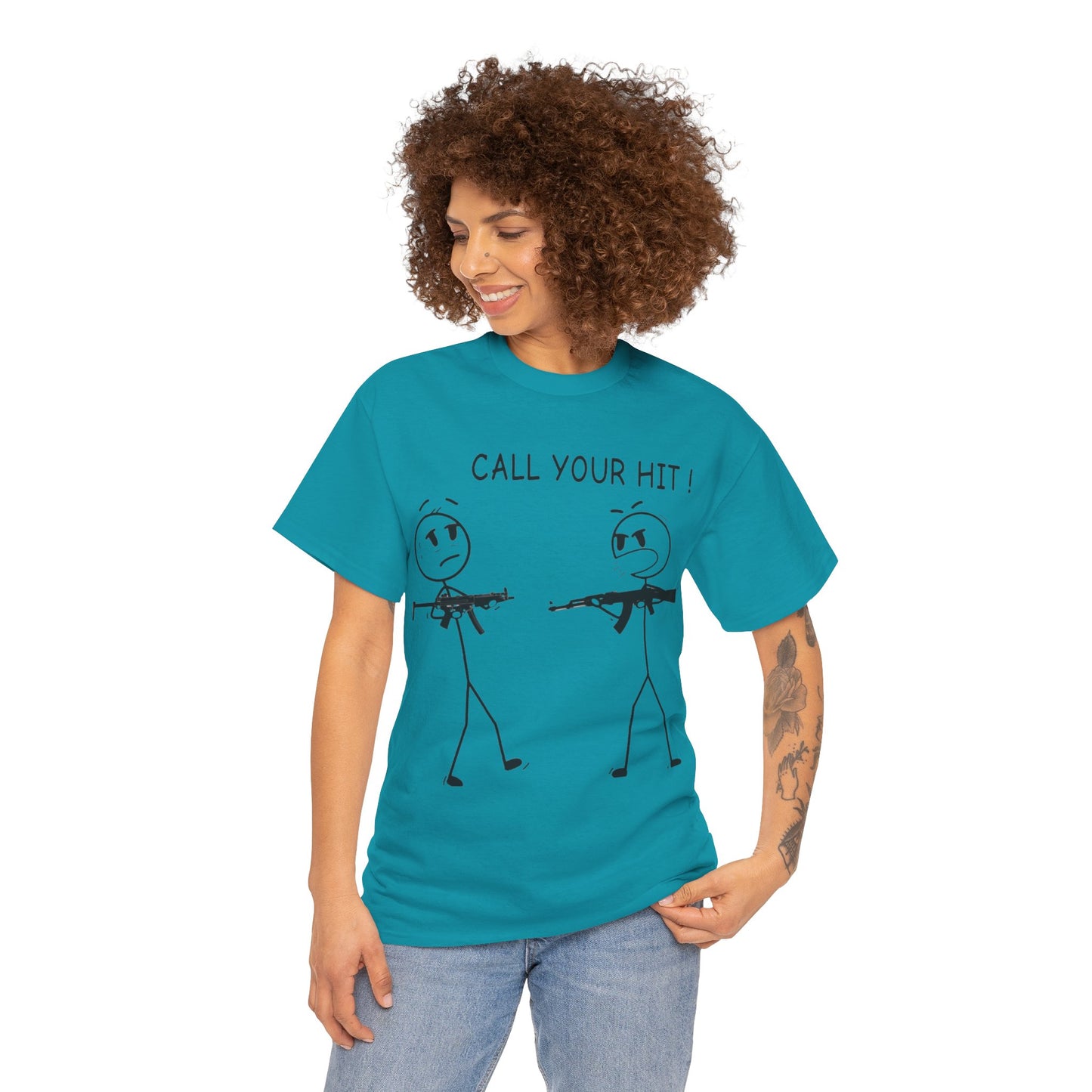 Stick Figure “Call Your Hit!” (T-shirt)