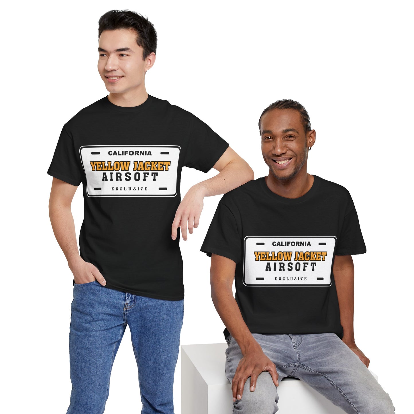 Yellow Jacket Airsoft License Plate (T-shirt)
